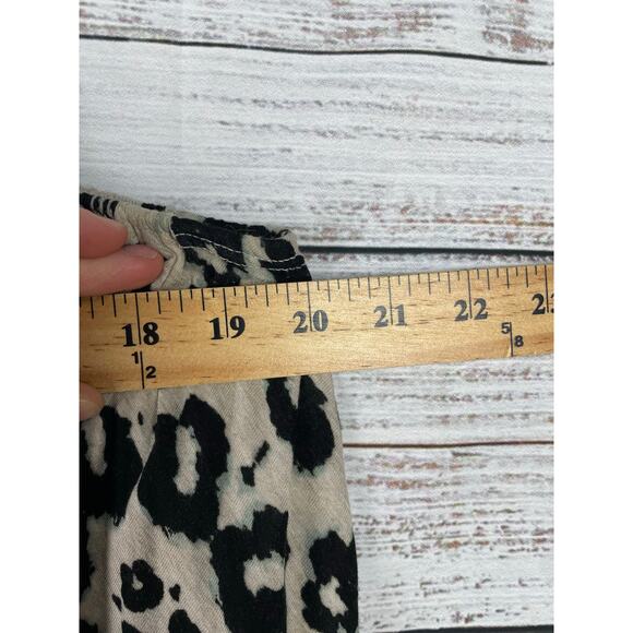 Rebecca Taylor Medium Leopard Print Tank Top Flowy Strappy Soft Boho Mob Wife - Picture 6 of 6